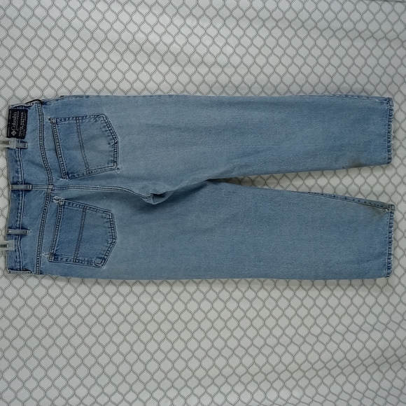 Columbia Sports Wear Tough Mother  distressed light wash faded denim jeans 36/30 - Picture 3 of 16
